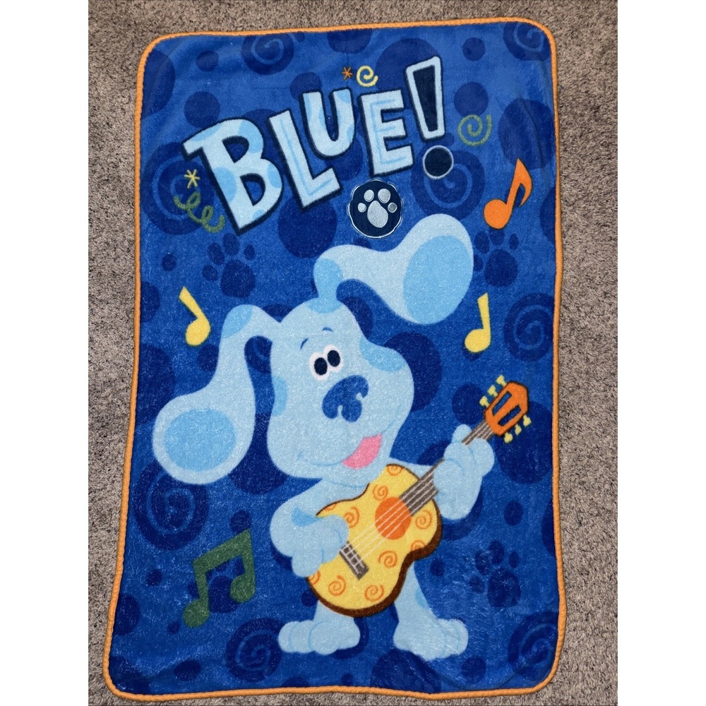Blues Clues Plush Baby Toddler Fleece Blanket 2021 *Read*